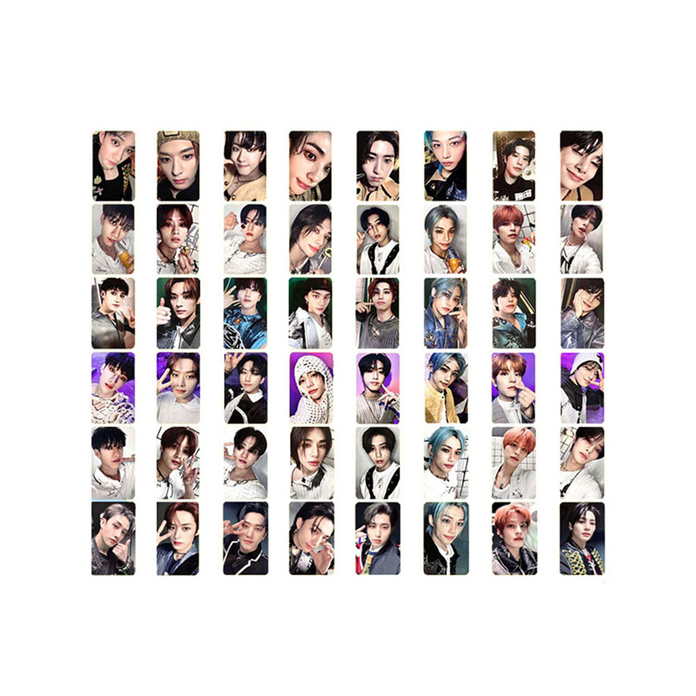 8Pcs/Set KPOP Stray Kids ROCK STAR Album Photocards Double-Sided