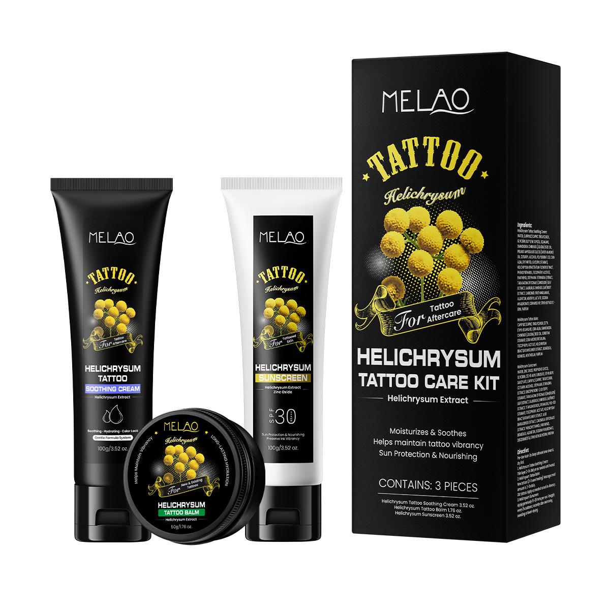 Helichrysum Tattoo Care Kit