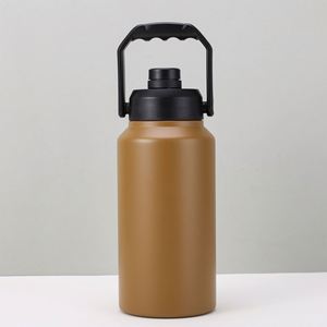 Botella de Agua de Acero Inoxidable de Gran Capacidad de 3.8L (128oz), Termo con Espacio para Cubos de Hielo, Jarra para Mantener Bebidas Frías - Product Image 1