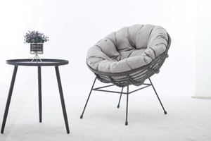 PE mây ghế với thoải mái cushion-top bán ngoài trời COURTYARD & vườn giải trí chỗ ngồi - Product Image 2