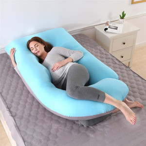 Lightweight U-Shaped Full Body Nursing Pillow for Pregnant Women <b>Memory</b> & Massage Features for Hotel & Camping Use <b>Foam</b> Filled - Product Image 3
