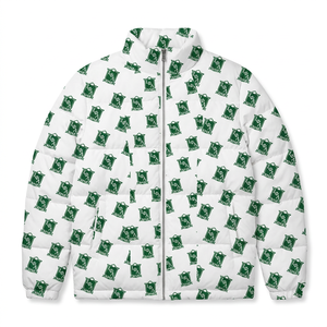 Iota Phi Lambda Sorority <b>Quilted</b> Long <b>Jacket</b> | Iota Phi Lambda Greek Sorority and Fraternity Puffer Women <b>Jackets</b> - Product Image 1