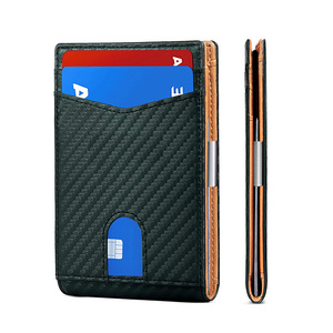 <span class=keywords><strong>Portafoglio</strong></span> sottile da <span class=keywords><strong>uomo</strong></span> personalizzato <span class=keywords><strong>con</strong></span> fermasoldi RFID blocco <span class=keywords><strong>porta</strong></span> carte di credito Bifold per <span class=keywords><strong>uomo</strong></span> <span class=keywords><strong>con</strong></span> confezione regalo - Product Image 6