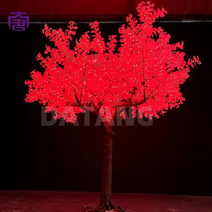 Lampe LED Ginkgo d'extérieur résistante aux intempéries, éclat doré élégant pour jardin, place publique, bord de rivière et scène nocturne urbaine, ornement décoratif à vendre - Product Image 6