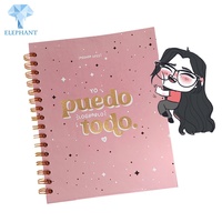 Carnet de notes/agenda A5 A6 B5 A4 avec logo personnalisé, encre écologique, anneau en acier, haute qualité, prix usine