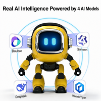 Robot éducatif IA Jimei BB1882F-60 ESP32 WiFi avec reconnaissance vocale et interaction via application, 37 langues, pour les 7-14 ans