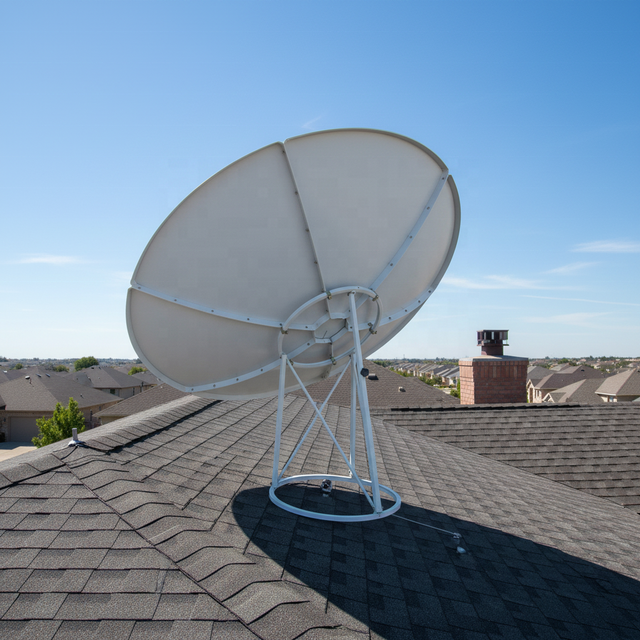 Factory Price Manufacturer Supplier SANWEI C135cm (C1.35m) Outdoor Steel Satellite Dish Antenna 3.7-4.2GHz Frequency Range 33dB