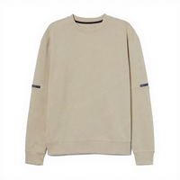 Sweat-shirt unisexe en molleton 100 % coton épais, teint uni, avec broderie et strass, écologique, pour l'hiver