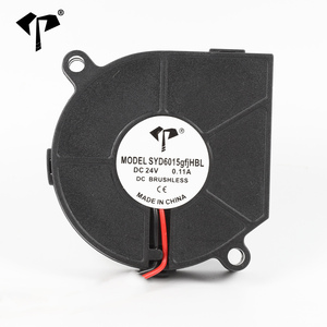 مروحة تبريد DC6015 6 سم توربينية 12 فولت مع زيت 24 فولت مرطب طرد مركزي 5 فولت 60×60×15 مم - Product Image 1