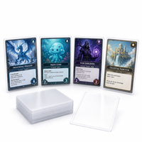 Protège-cartes TCG transparents prêts à l'emploi pour collectionneurs, magasins de cartes, tournois et événements de trading