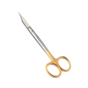 Stainless Steel Surgery <b>Gum</b> Scissors With Gold Handle Wholesale Low Price Top Selling Custom <b>Gum</b> Scissor - Product Image 5
