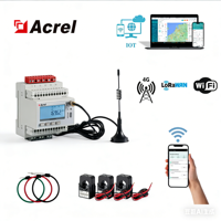 Medidor de Energía Trifásico Acrel ADW300 con Entrada de Corriente de Núcleo Dividido, WiFi, MQTT, RS485, Modbus-RTU para Monitoreo y Facturación en Hoteles y Apartamentos