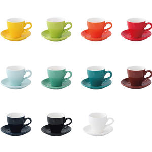 GZYSL Factory Custom Nordic Ceramic 80cc 280cc Office Espresso Coffee Cup Saucer Sets Afternoon Tea Cappuccino Candy Companions - Product Image 2