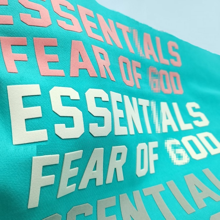 Новинка 2023, модная футболка с принтом под заказ, 3D бархатная трафаретная печать для одежды