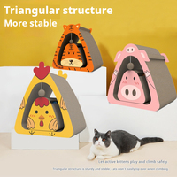 Vente en gros OEM : Griffoir vertical pour chat, résistant à l'usure, avec 12 motifs du zodiaque chinois, Fournitures pour animaux de compagnie