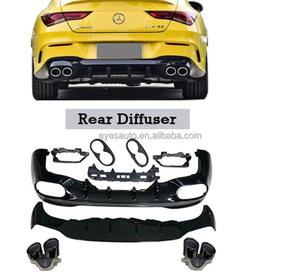 Conjunto de Parachoques Delantero para <span class=keywords><strong>Mercedes</strong></span> CLA45s AMG, 12V, Acero Inoxidable, Pieza de <span class=keywords><strong>Tuning</strong></span> de Lujo para <span class=keywords><strong>CLA</strong></span> Coupé <span class=keywords><strong>Shooting</strong></span> <span class=keywords><strong>Brake</strong></span>, Fácil Instalación - Product Image 2