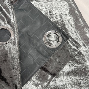 <span class=keywords><strong>Rideau</strong></span> occultant <span class=keywords><strong>double</strong></span> couche soyeux et lisse, <span class=keywords><strong>rideau</strong></span> de luxe pour le salon, rideaux à œillets directement de l'usine, prix bas - Product Image 2