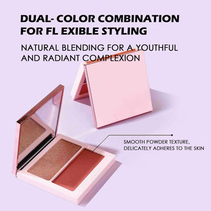 Il Logo personalizzato di trucco cosmetico sulla buona tavolozza migliore arrossisce il produttore di etichette Private crema e Blush in <span class=keywords><strong>polvere</strong></span> - Product Image 2