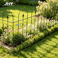 Valla Metálica para Jardín de Diseño Moderno, Recubierta de Polvo, Suministro Directo de Fábrica