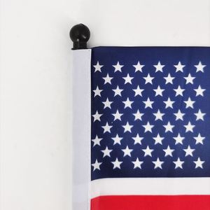 Drapeau de vélo personnalisé imprimé avec support de sécurité et avertissement, avec vis et mât en plastique - Product Image 2