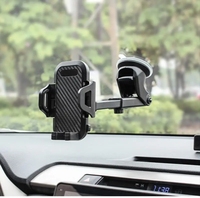Support de téléphone portable universel haut de gamme à ventouse en nano-gel, rotatif à 360 degrés, pour tableau de bord et pare-brise de voiture