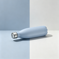 Bouteille d'eau en acier inoxydable de 500ML à double paroi isolée gobelet sans BPA bouteille de sport sous vide flacon sous vide étanche