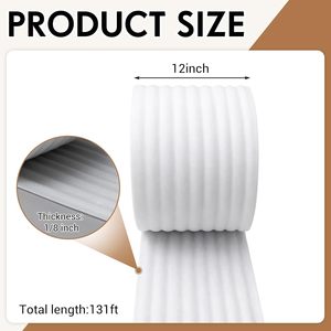 Rollo de Espuma de Polietileno Expandido (EPE), Lámina de Espuma Antichoque, Material de Embalaje para Artículos Frágiles, <span class=keywords><strong>Película</strong></span> de Embalaje Engrosada - Product Image 2