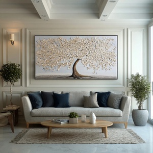 Peinture originale sur toile texturée 3D, arbre, faite à la main, grande taille, décoration murale, peinture originale pour la maison et la galerie - Product Image 2