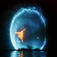 Fontaine à écran d'eau commerciale extérieure en acier inoxydable Water Faery pour spectacle nocturne et événements sur lac ou mer