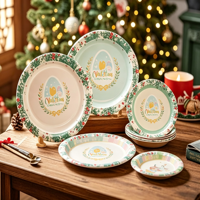 Assiettes en carton blanc, robustes, jetables, pour l'emballage alimentaire