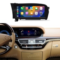 Voyeego pantalla táctil Carplay reproductor de DVD para coche 10,25 pulgadas 4 + 64GB Android 13 GPS Radio Multimedia para S Class W221 2005-2013 LHD