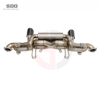 Tuyaux d'échappement Cat-back en titane SD 1,2 mm pour Porsche 718 Cayman GT4 RS 4,0 L 2022-2026, échappement haute performance avec soupape à vide