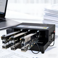 Machine à relier électrique pour emballage, 1 à 4 têtes, 200 points/min, 24W, pour épaisseurs de 1 à 4 mm, 110V-220V