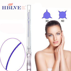 Canula Çivili Kavisli Kaldırma İğnesi 21g 90mm 3D 4D <span class=keywords><strong>6D</strong></span> <span class=keywords><strong>PDO</strong></span> Kaldırma İplikleri - Product Image 1