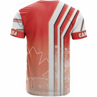 T-shirts à impression à la demande Canada Coupe du monde de football Maillot d'entraînement pour hommes T-shirts d'extérieur de haute qualité Motif imprimé intégral