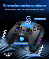 Control Inalámbrico Saitake para PS5 Playstation con Iluminación RGB y Motor de Vibración Compatible