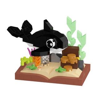 Ornements Éducatifs d'Assemblage pour Enfants Cadeaux Nouveauté – Blocs de Construction Animaux Thème Océan, Livres et Notes, Vente en Gros et Dropshipping pour - Product Image 5