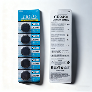Dung lượng cao 550mAh 3V CR2450 nút di động Pin Lithium CR2450 nút pin - Product Image 2