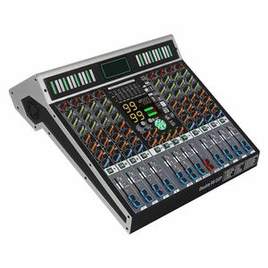 Mélangeur audio professionnel 8 canaux avec double 99 DSP British 3 bandes EQ 192kHz USB 48V Phantom pour l'enregistrement en <span class=keywords><strong>studio</strong></span> du son en direct - Product Image 2