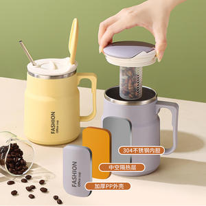 ชุดกาแฟพกพาสแตนเลสคลาสสิก B176 สำหรับคริสต์มาส เก็บความร้อนด้านใน เหมาะสำหรับฤดูหนาว ใช้ในออฟฟิศ โรงเรียน และการดื่มในชีวิตประจำวัน - Product Image 3