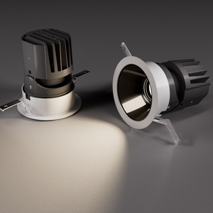 Thiết kế hiện đại chiếu sáng văn phòng nhà nhôm lõm điều khiển thông minh dẫn đèn tại chỗ cao CRI 95 ip33 Đánh giá bảo hành 5 năm - Product Image 4