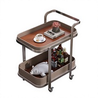 Table d'appoint de salon, table basse d'appoint de canapé, ensemble de 3 tables d'appoint, plateau de table d'appoint, table basse d'appoint en aluminium et fer