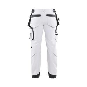 BLAKLADER - 107916451098D96 Pantalones de pintor elásticos de 4 vías Blanco/Gris oscuro-PANTALÓN DE TRABAJO EAN 7330509743584 - Product Image 2