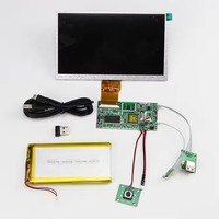 Module d'affichage vidéo LCD portable promotionnel avec écran IPS de 7 pouces dans un livret marketing
