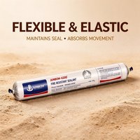 JUNBOM 6200 Scellant silicone ignifuge avancé anti-vibration résistant aux fissures pour murs-rideaux et étanchéité incendie, emballage personnalisé