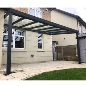 Aluminio parking extérieur maison photovoltaïque garage solaire abri en verre couverture de patio <span class=keywords><strong>auvent</strong></span> <span class=keywords><strong>auvent</strong></span> pour solarium véranda serre - Product Image 5