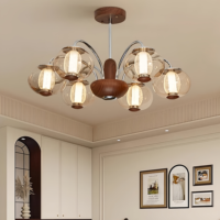 Lustre LED AC en métal argenté, style médiéval français du milieu du siècle, grande taille, hauteur réglable, intensité variable, pour restaurant, bureau, chambre, salon