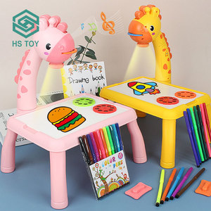 Jouets éducatifs Graffiti apprentissage de la musique pour enfants projection <span class=keywords><strong>Table</strong></span> de dessin pliante jouets pour garçons et filles cadeau - Product Image 1