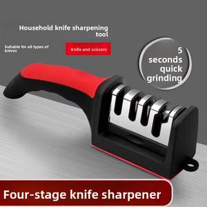 Wholesale Multifunctional Stainless Steel Knife Sharpening Tool Home Use Quick <b>Stone</b> Fixed-Angle <b>Sharpener</b> Scissors Kitchen - Product Image 5