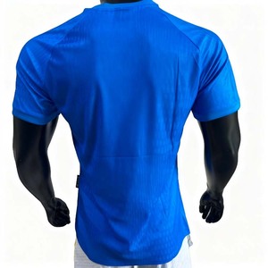 Maillot de football personnalisé OEM léger en mesh, nouveau design, sublimation, maillot de supporter vierge, séchage rapide, imprimé, pour homme - Product Image 3